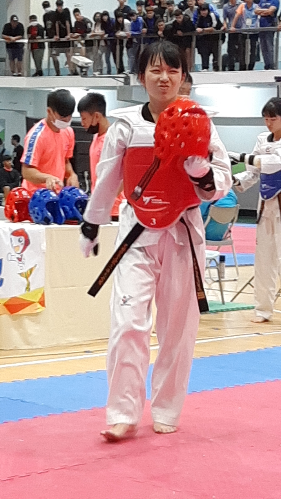 杜昀靜參加今年全大運女子跆拳道，滿懷信心上戰場。