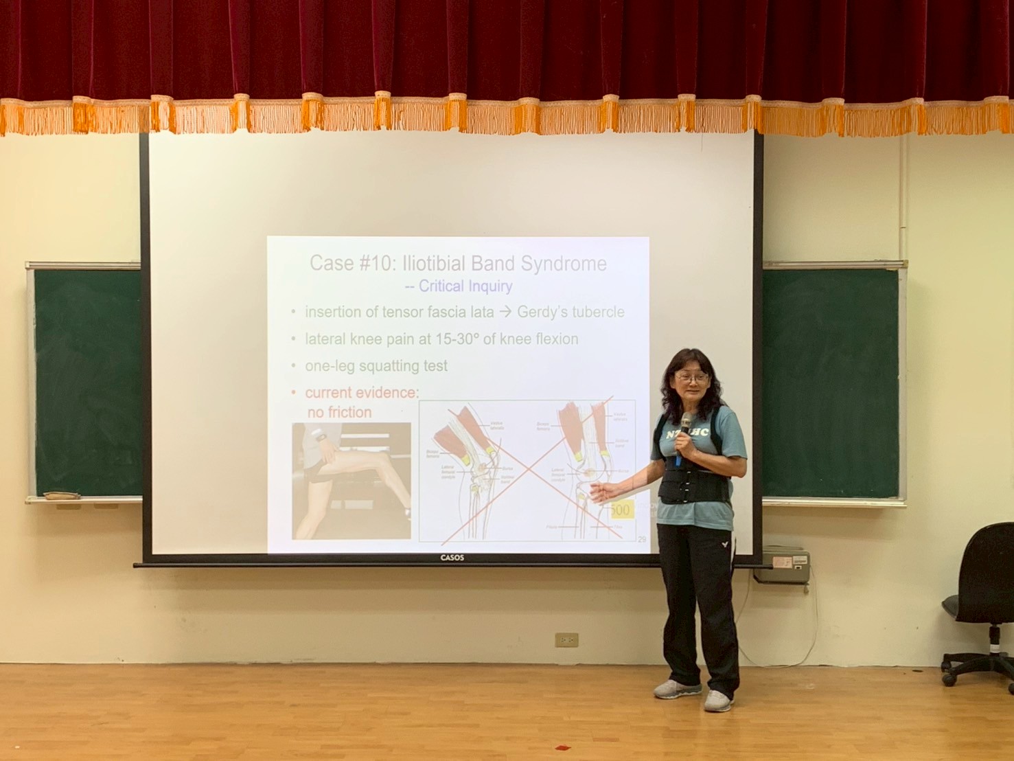 國訓中心柴惠敏處長,分享她在國際賽事與臨床實務中的相關經歷。