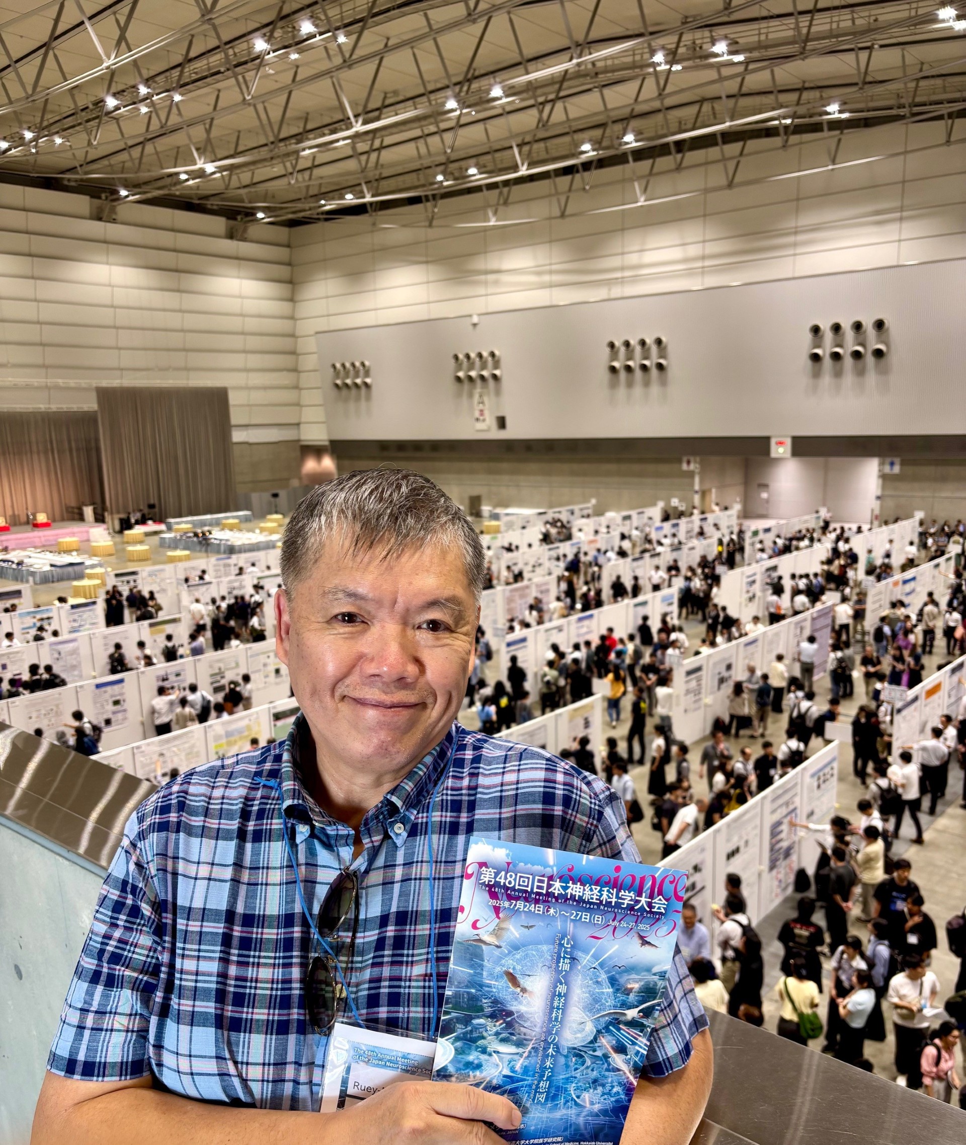 亞大心理系主任廖瑞銘，出席「2025日本神經科學大會」。