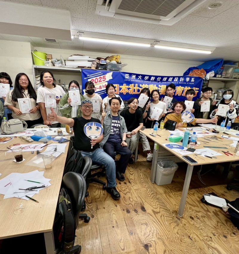 亞大數媒系赴日展開跨國學習之旅