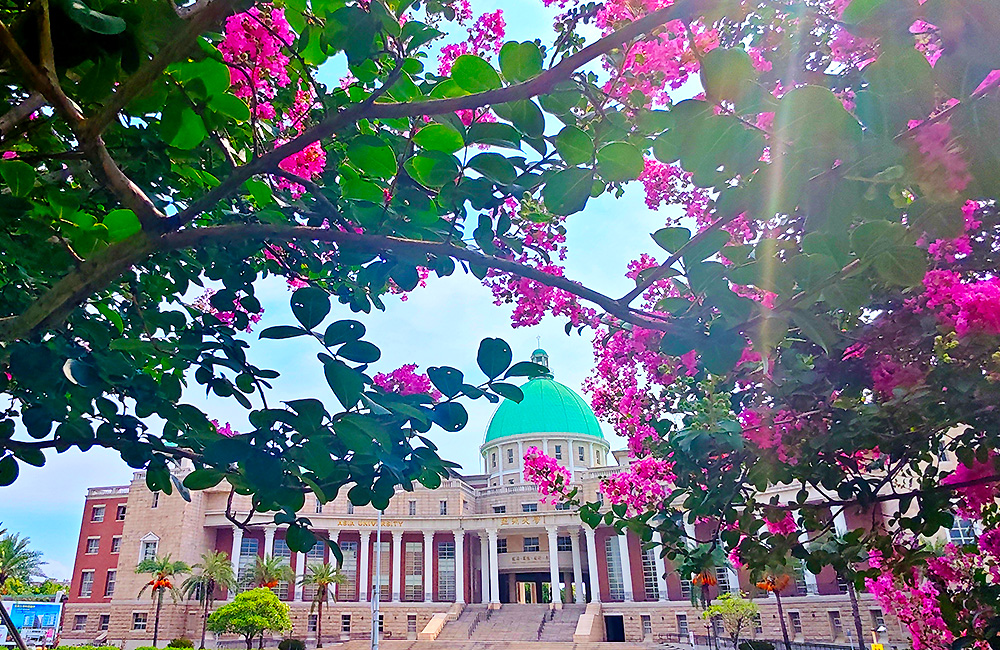亞洲大學花景
