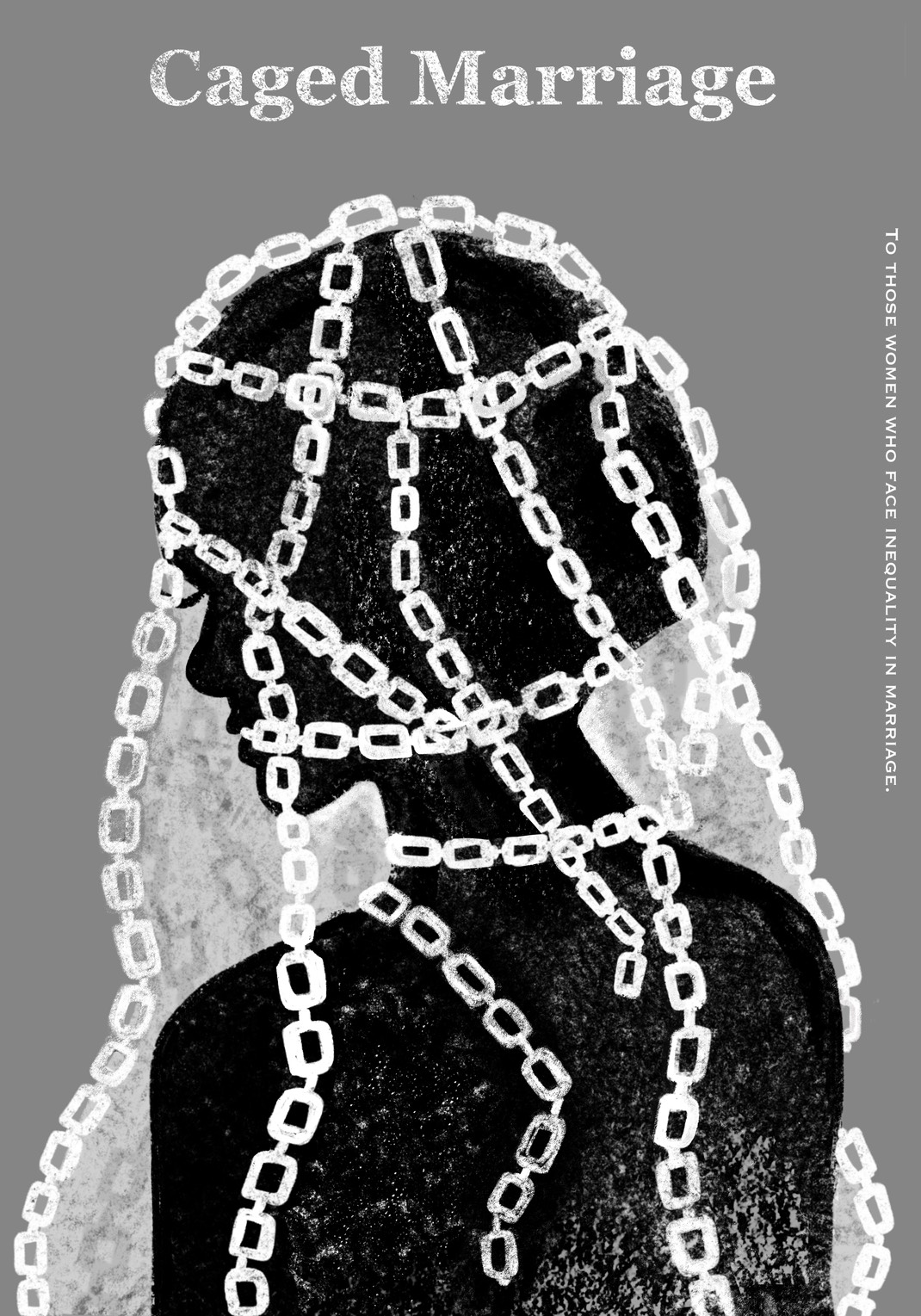 亞大數媒系楊千逸同學,海報作品《Caged Marriage》(籠中婚姻),一舉奪下「2025臺灣國際海報設計獎」(TIGDA)A類特定主題類「金獎」和優勝獎、「日本JAGDA國際學生海報設計獎」的評審委員獎。