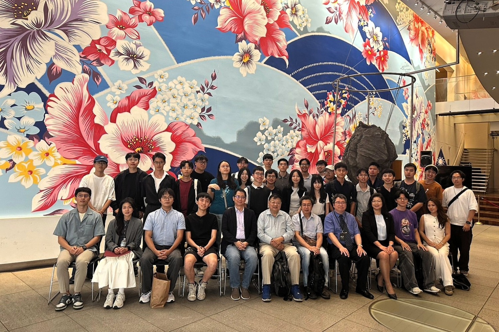 駐紐約台北經濟文化辦事處與國科會代表和「IBM 量子夢」暨「量子金融」兩組學員合影